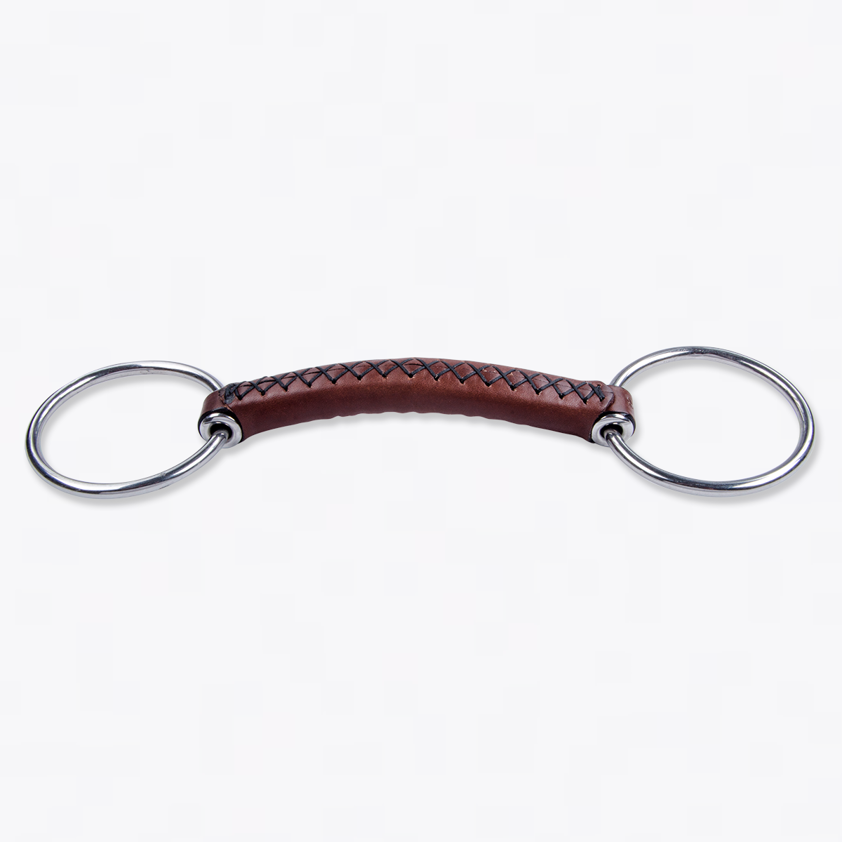 Brown Leather Straight 20 Trust Leather Loose Ring