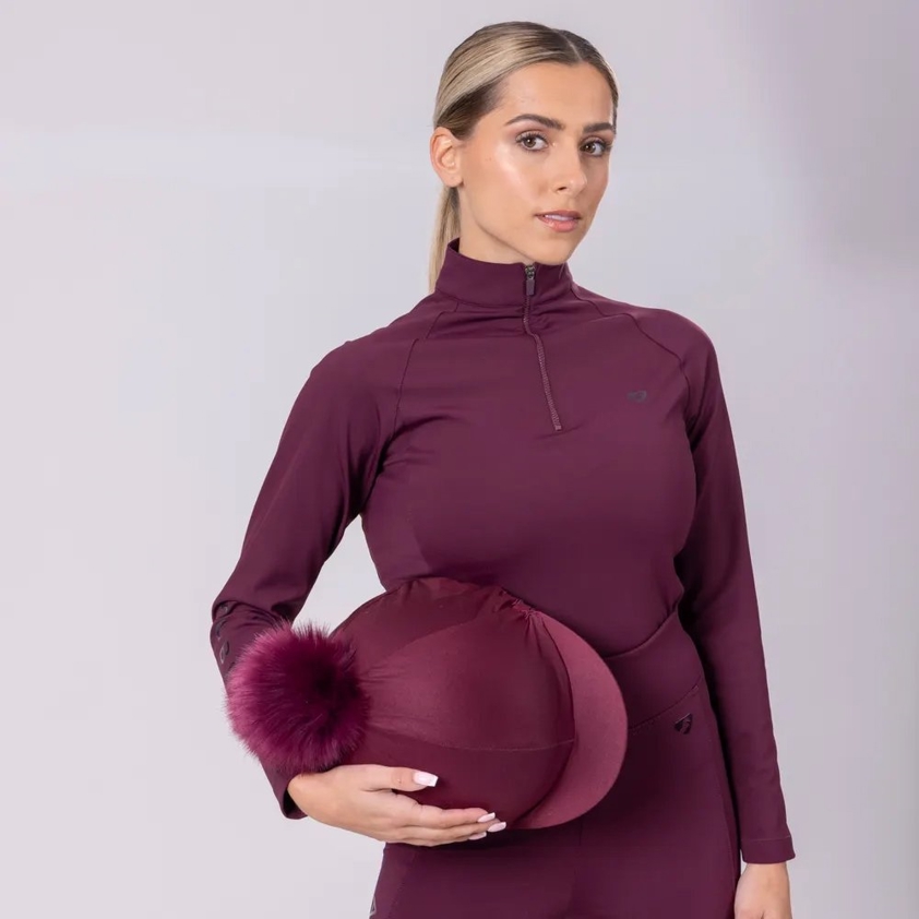 Black Cherry Aubrion Eltar Hat Silk