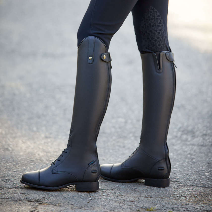 Black Ariat Heritage Contour II Waterproof Insulated Tall Riding Boot