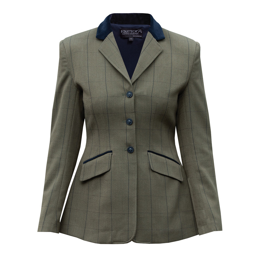 Green Bellingham Tweed Riding Jacket