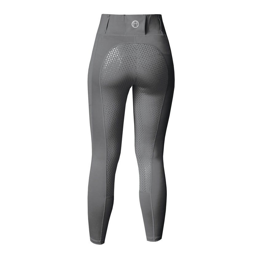 Charcoal Grey Equetech Aqua Shield Winter Riding Tights