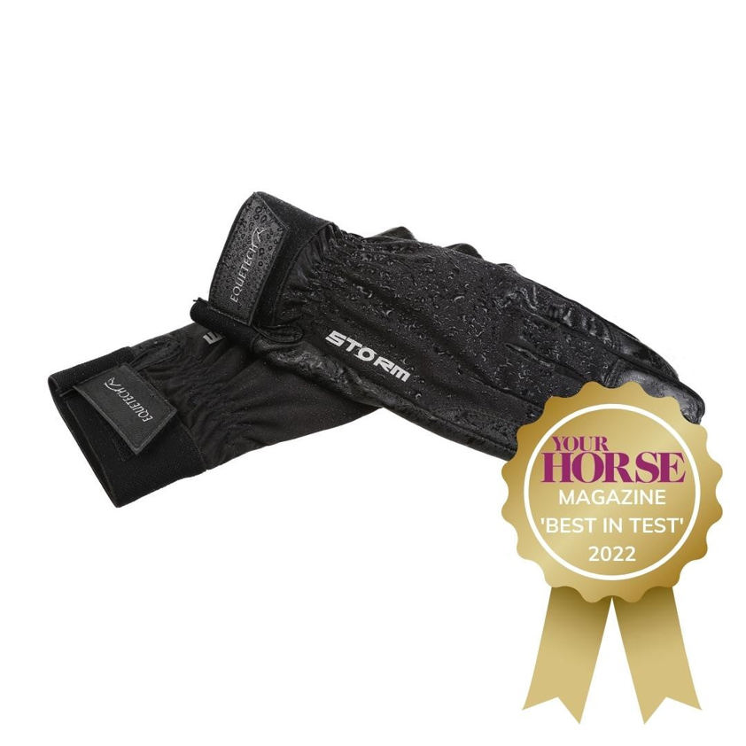 Black Storm Waterproof Riding Gloves