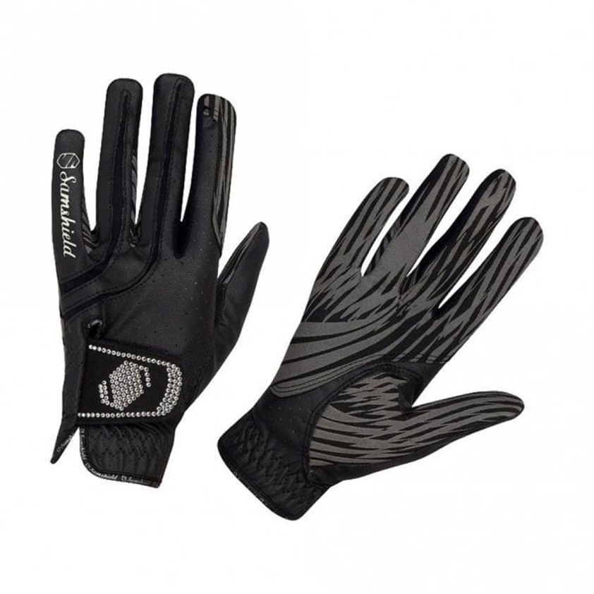 Black Samshield V-Skin Swarovski Gloves