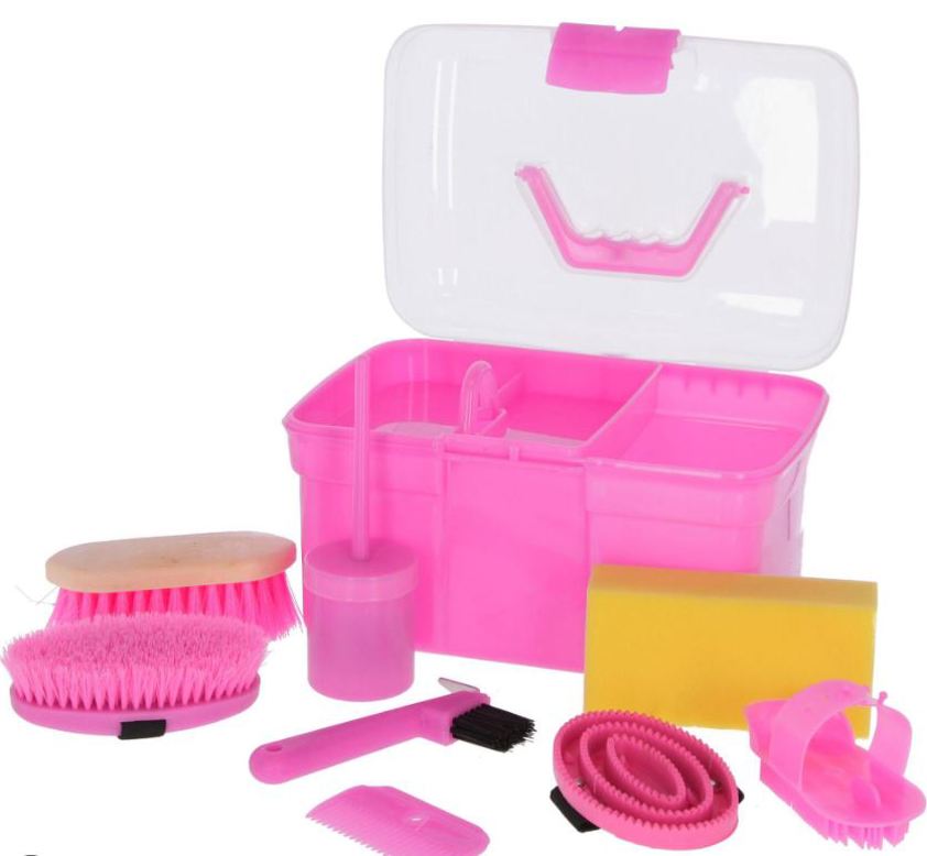 Pink Harlequin Complete Grooming Box