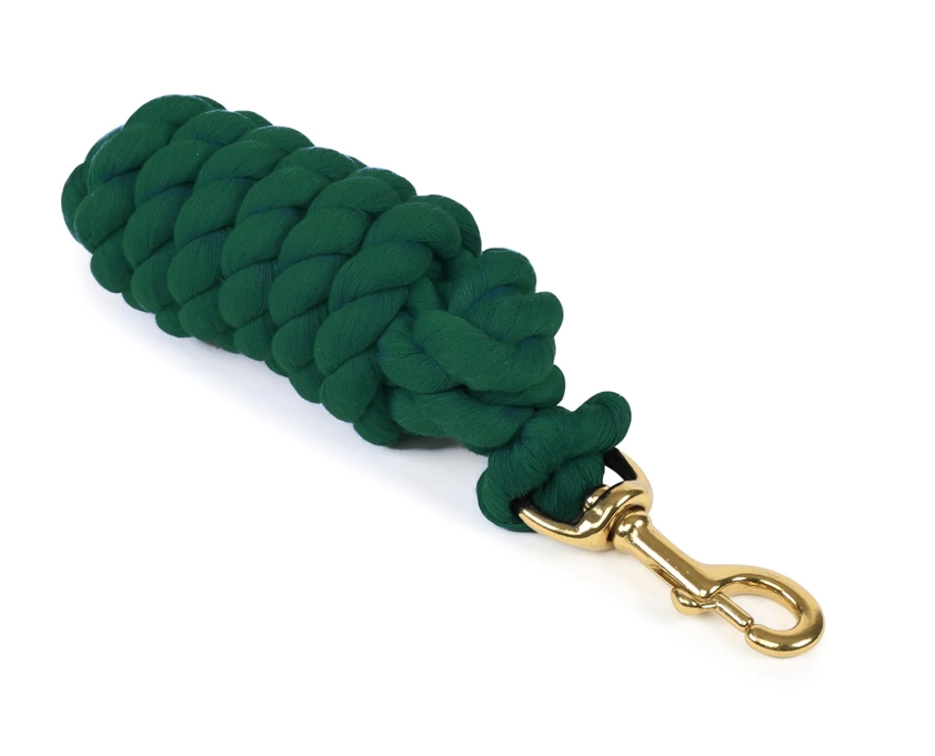 Bottle Green Shires Lead Rope With Trigger Clip