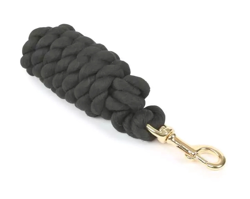 Black Shires Lead Rope With Trigger Clip