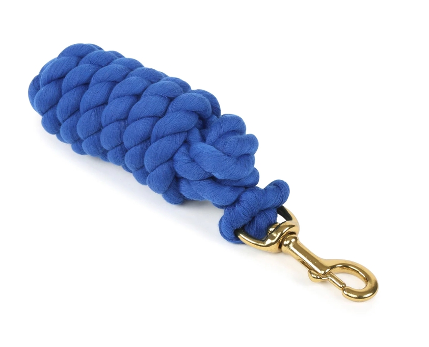 Royal Blue Shires Lead Rope With Trigger Clip