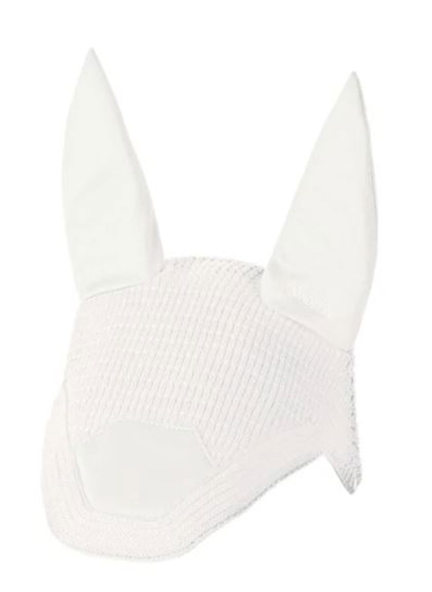 White Eskadron Fly Veil with Embroidery Patch