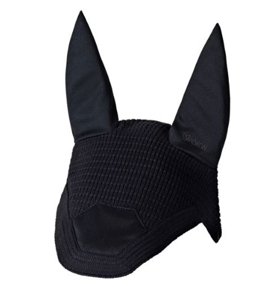 Black Eskadron Fly Veil with Embroidery Patch