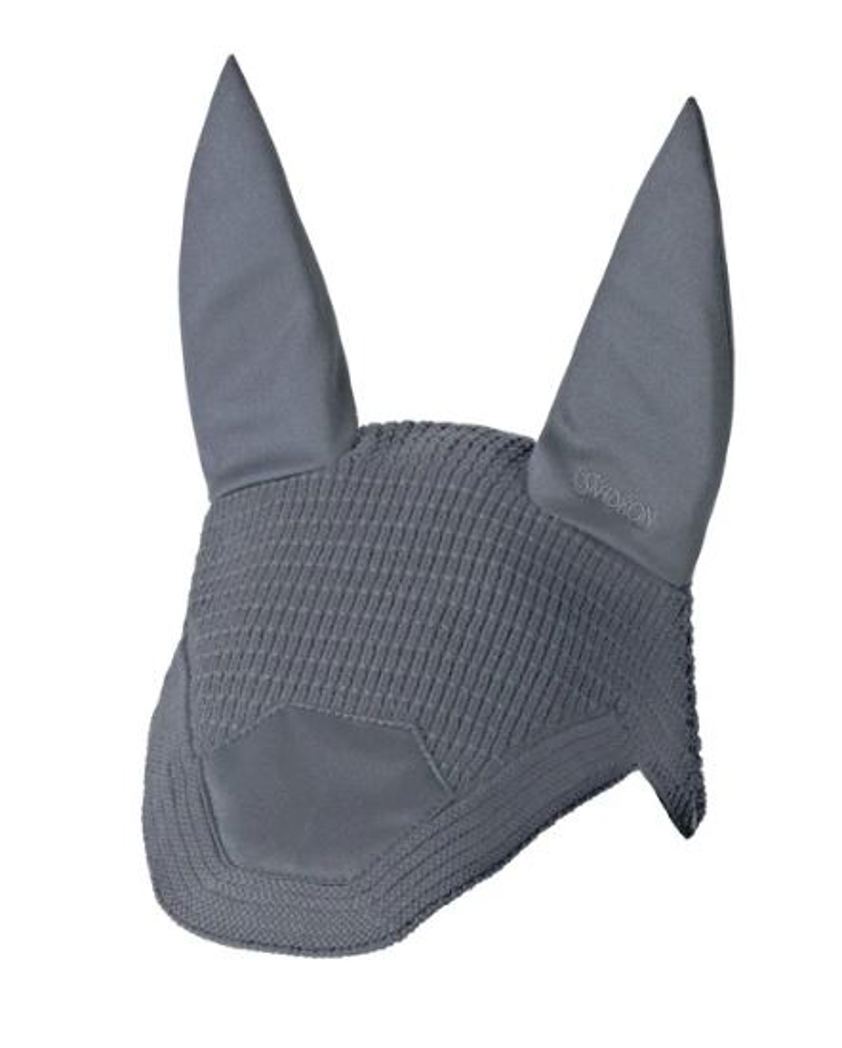 Grey Eskadron Fly Veil with Embroidery Patch