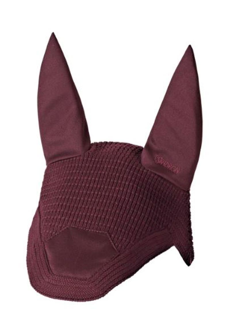 Plum Eskadron Fly Veil with Embroidery Patch