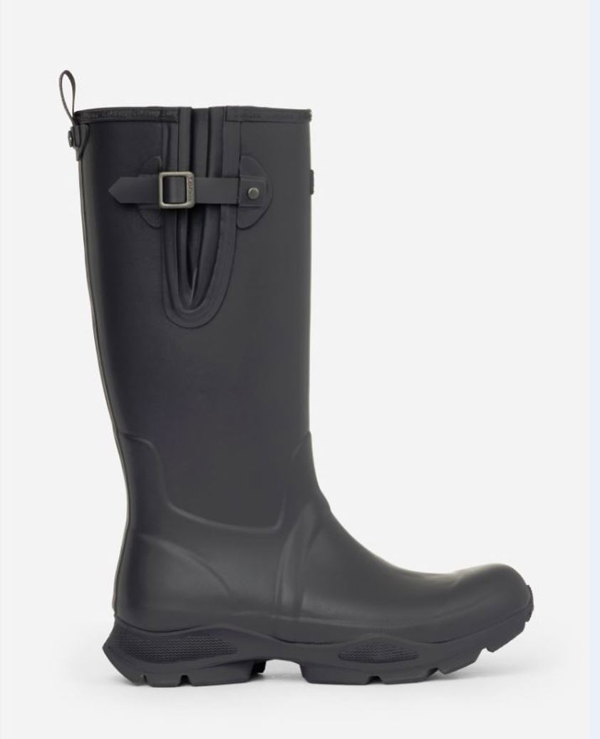 Black LeMieux Mens Ultra Stride Wellington Boots