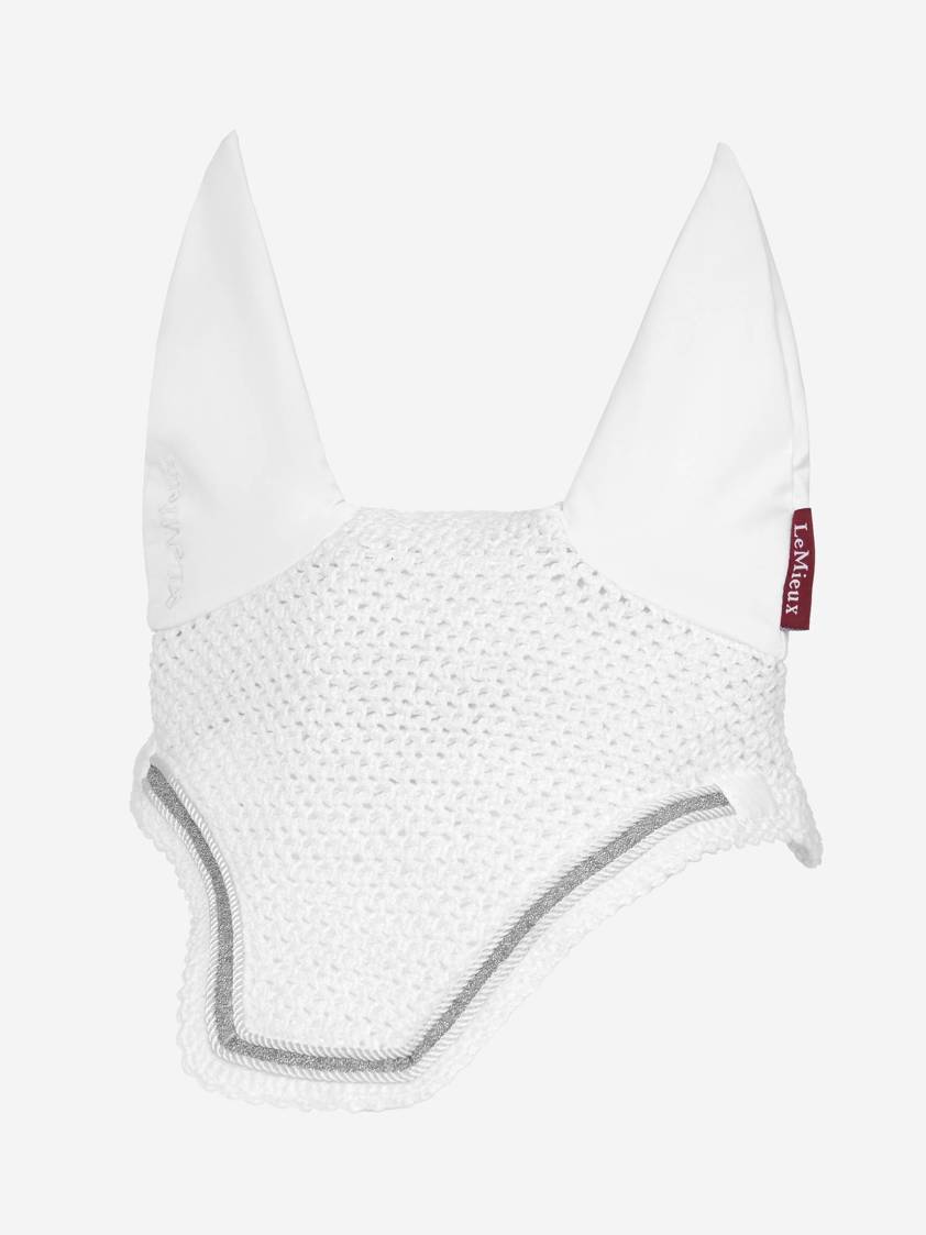 White LeMieux Crystal Fly Hood