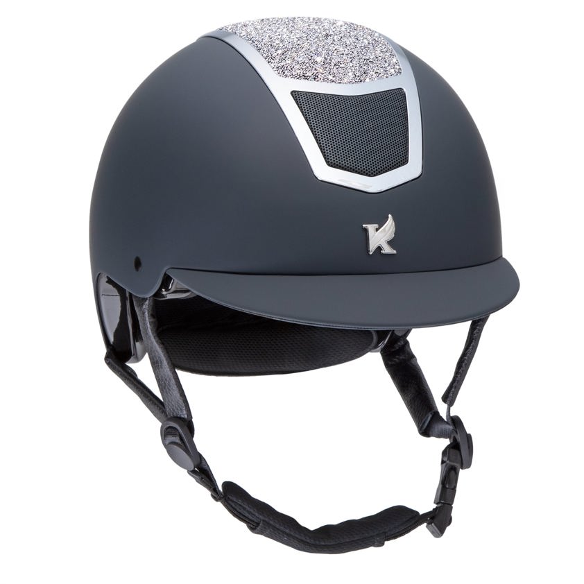 Grey/Silver Karben Valentina Small Riding Hat