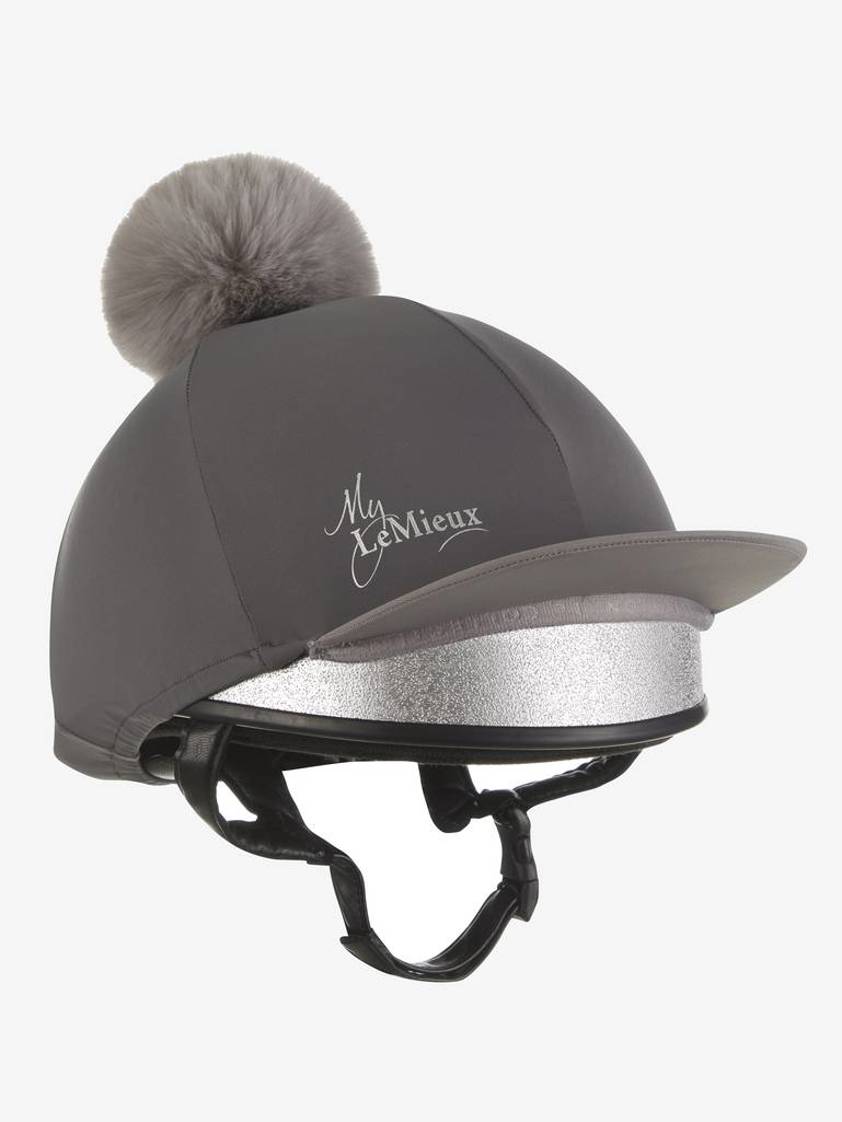 Slate Grey LeMieux Pom Pom Hat Cover