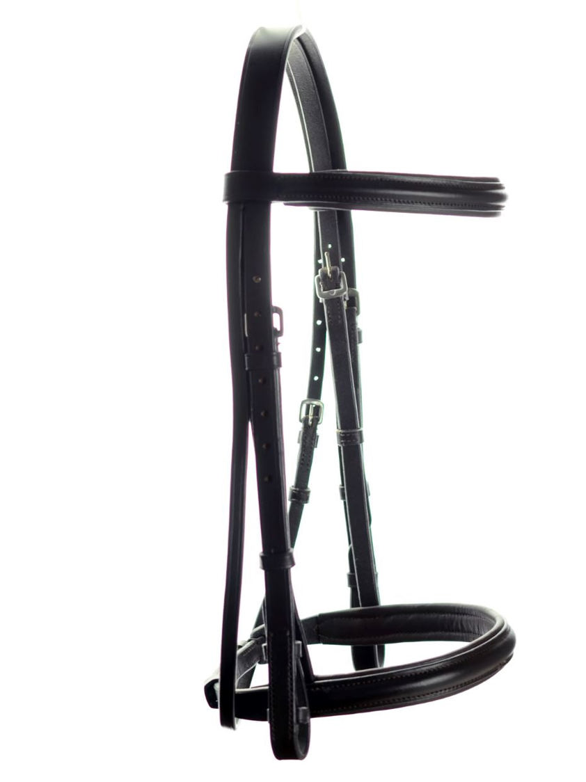 Black Ascot Show Bridle