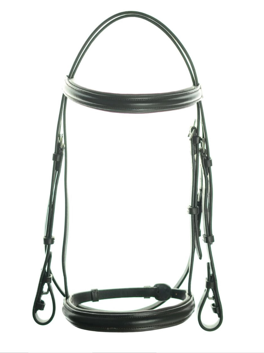 Black Ascot Show Bridle