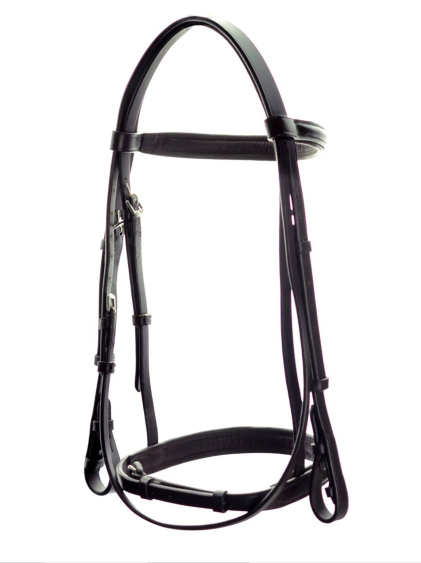 Black Ascot Show Bridle