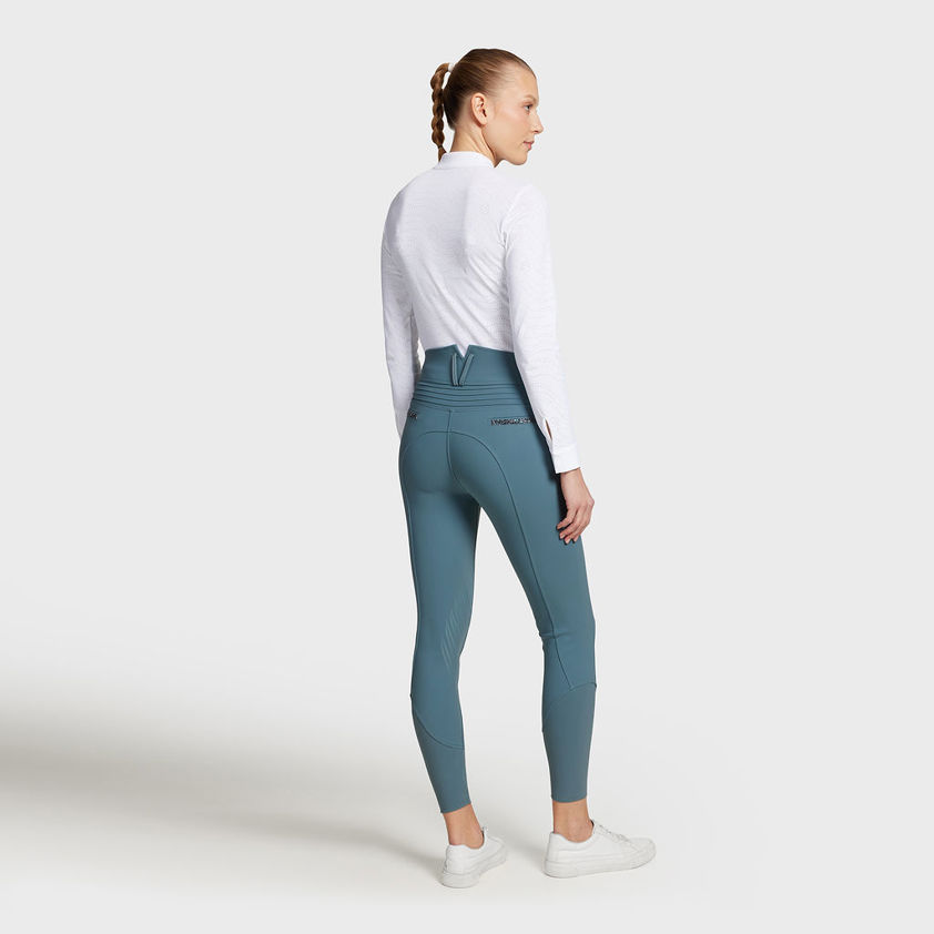 Stormy Sea Samshield Claranova Knee Grip Breeches