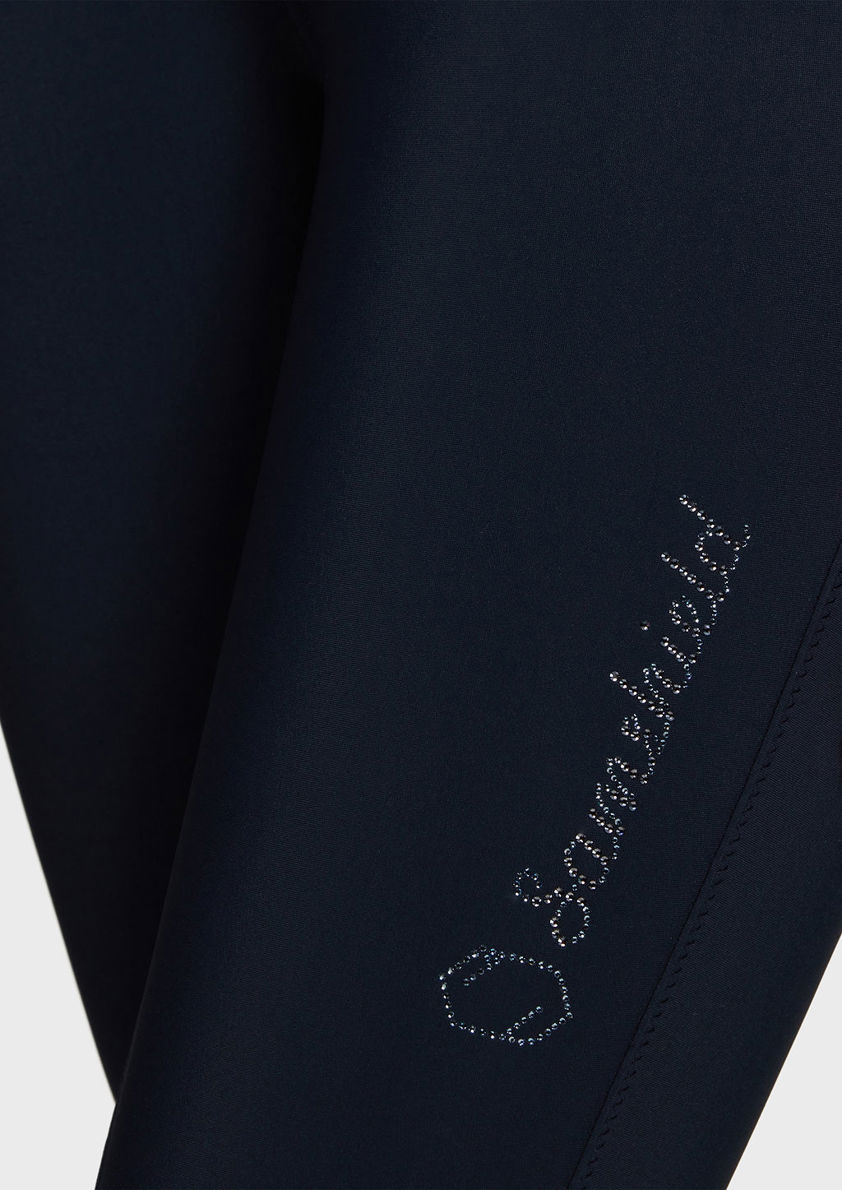 Navy Samshield Claranova Knee Grip Breeches