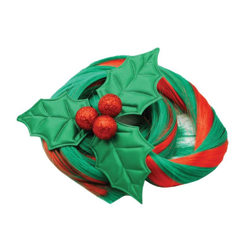 Holly Christmas Horse Tail Tassel