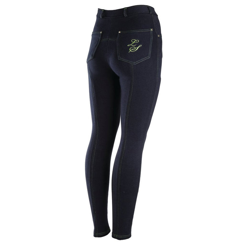 Navy/Lime Legacy Junior Contrast Jodhpurs