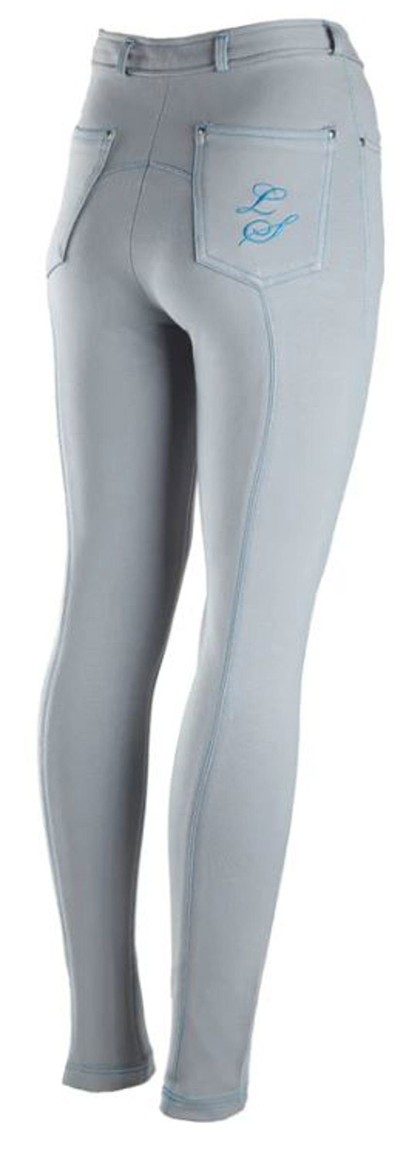 Grey/Blue Legacy Junior Contrast Jodhpurs