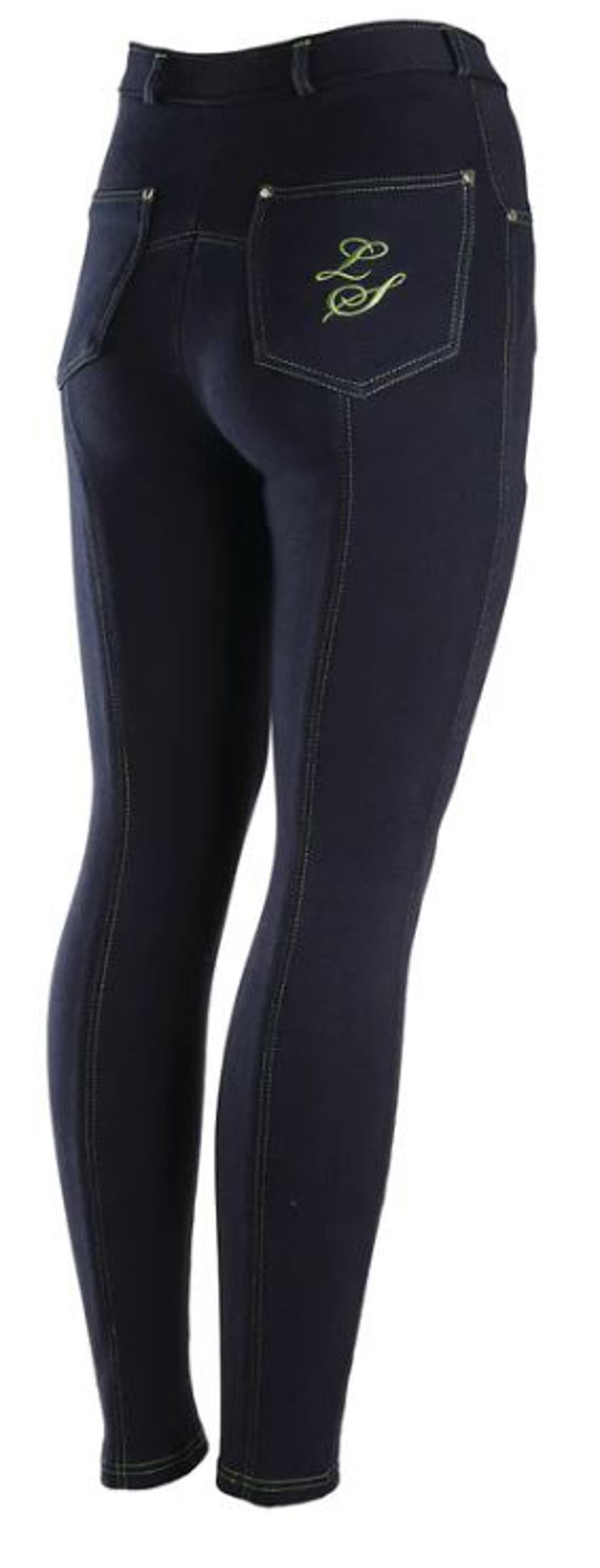 Navy/Lime Legacy Junior Contrast Jodhpurs