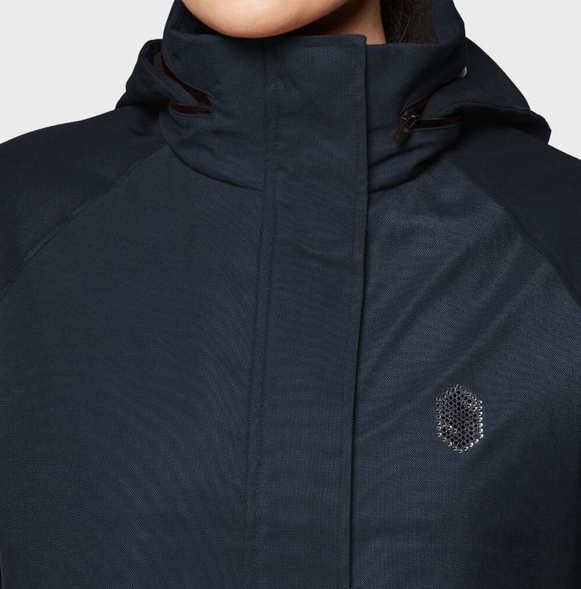 Navy Samshield Lina Waterproof Coat