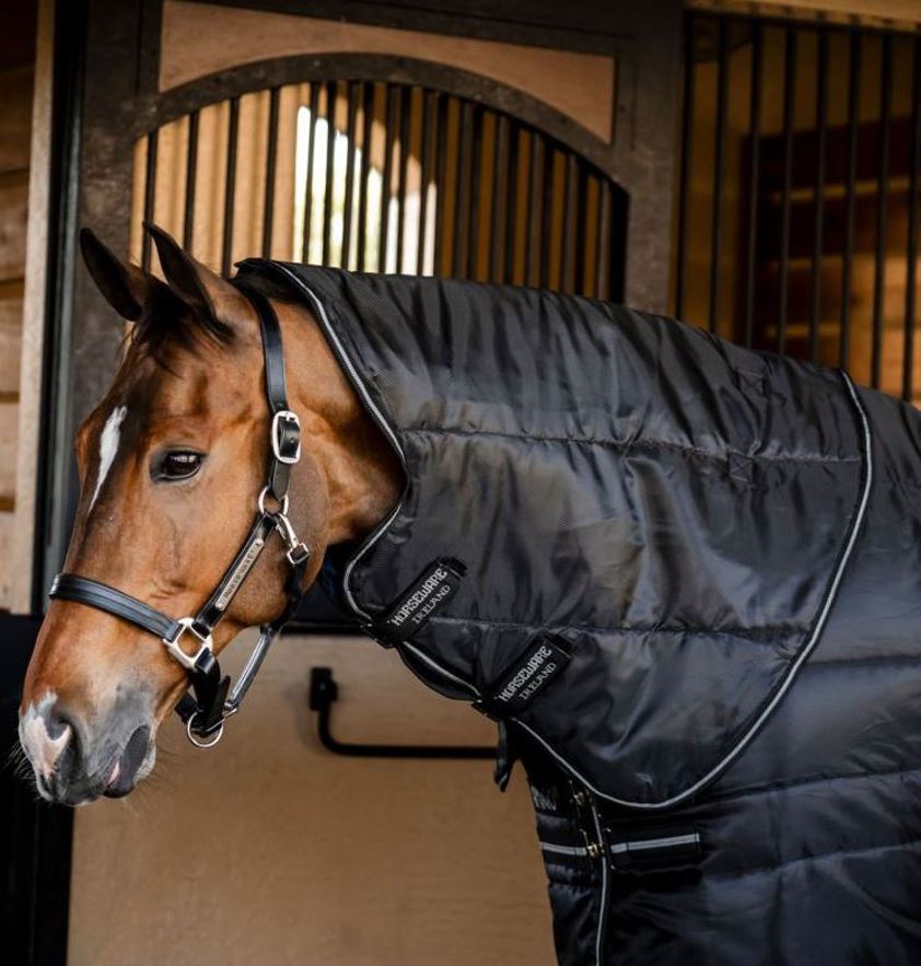 Black/Silver Amigo Ripstop Insulator Plus Stable Rug 350g