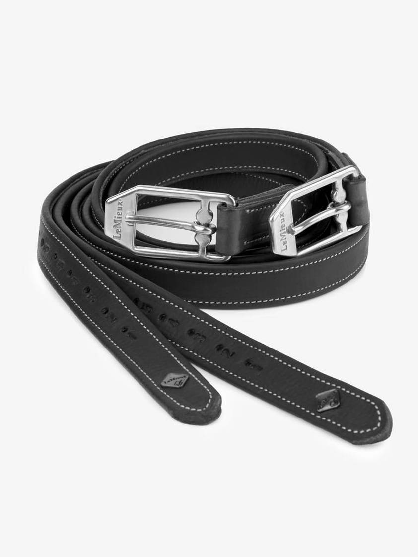 Black Vector Stirrup Leather