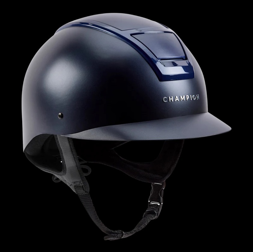 Matt Navy Champion Insight Peaked Helmet Small