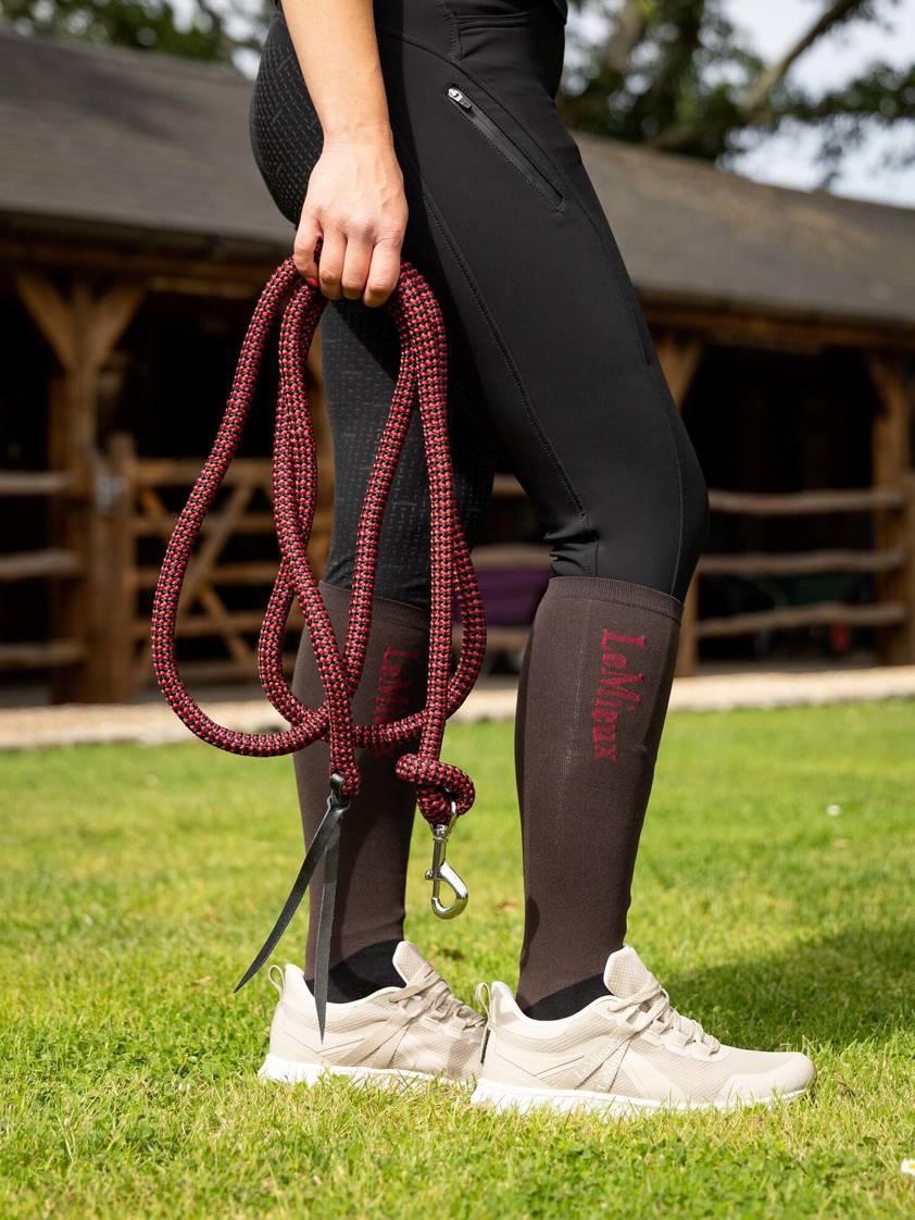 Black/Red LeMieux Training Leadrope