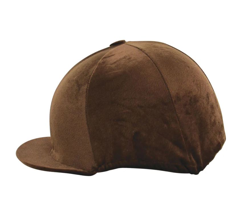 Brown Velvet Hat Cover