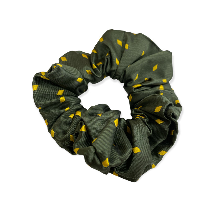 Forest/Gold Equetech Hair Scrunchie