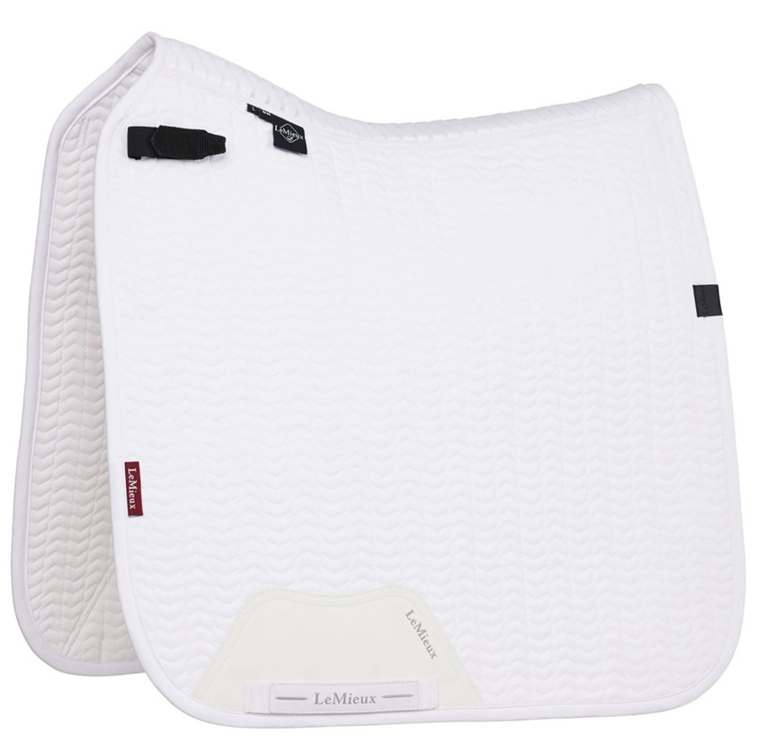 White LeMieux Essence Dressage Square