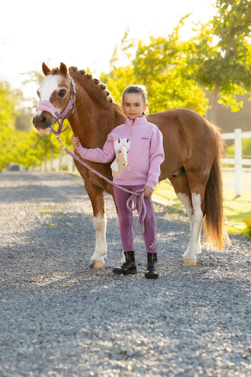 Fondant LeMieux Mini Quinn Quarter Zip Sweat