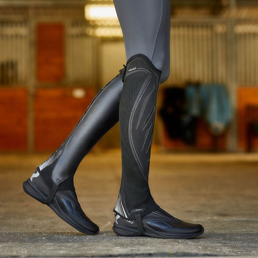 Black Ariat Ascent Half Chaps