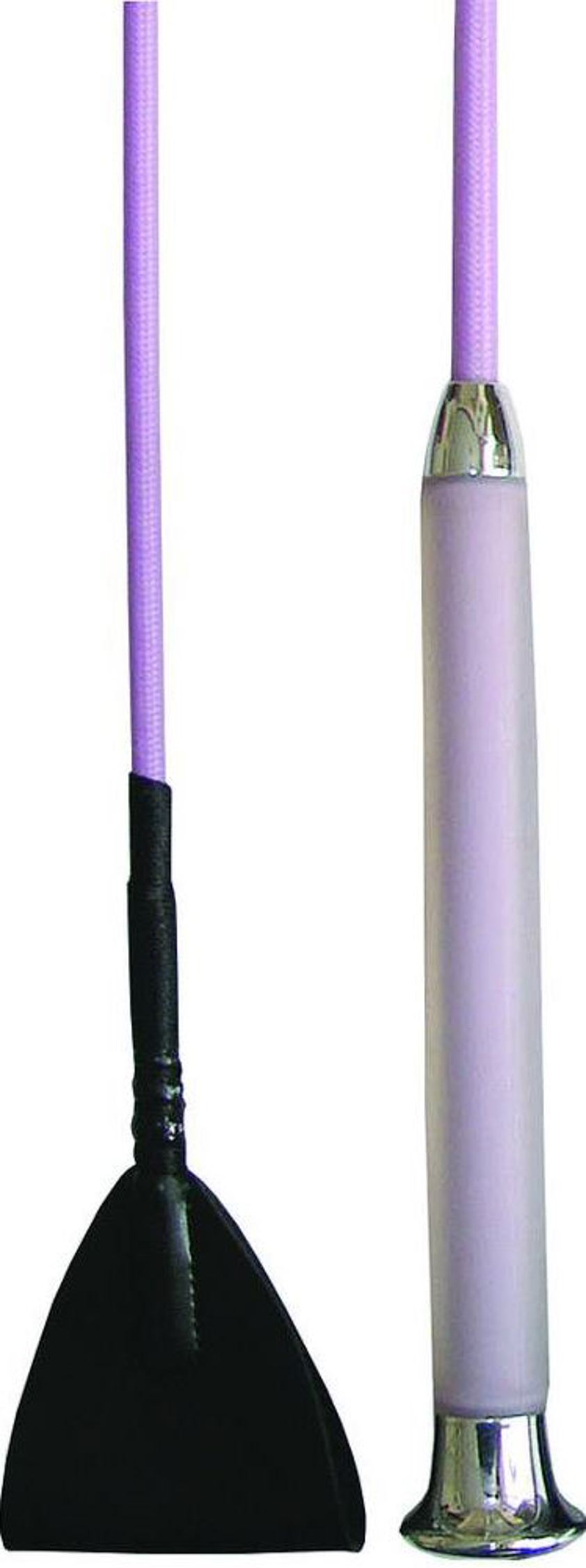Lilac Gel Handle Short Whip