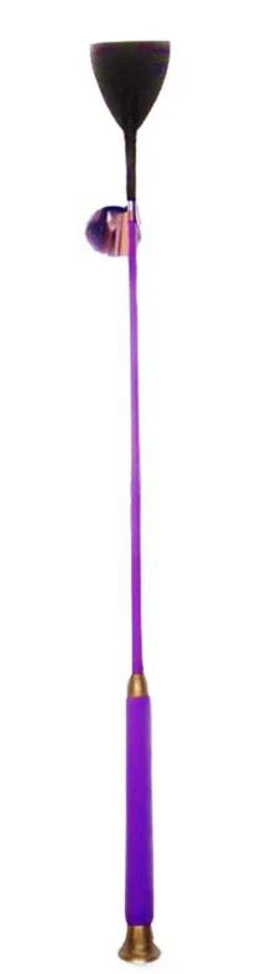 Purple Gel Handle Short Whip