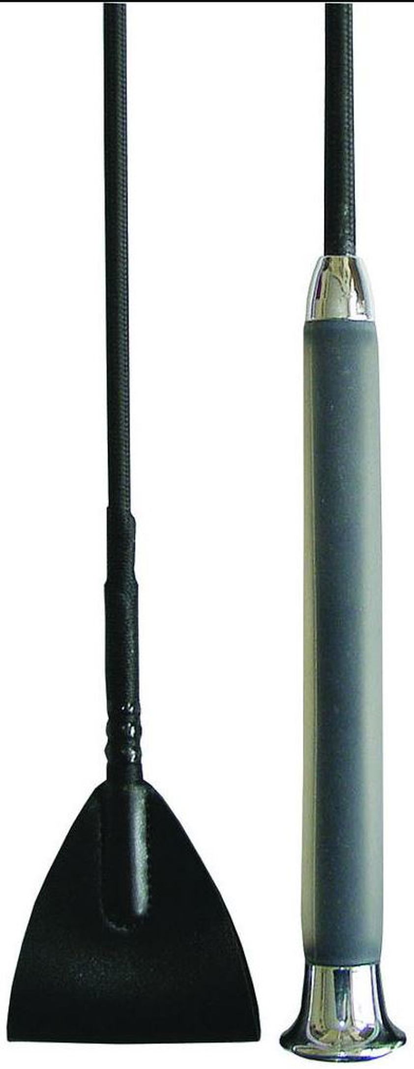 Black Gel Handle Short Whip