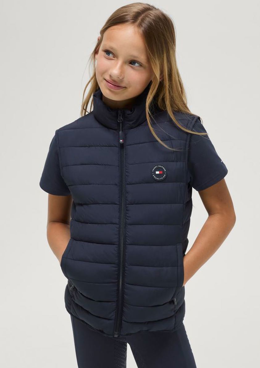 Desert Sky Tommy Hilfiger Serano Quilted Vest - Young Rider