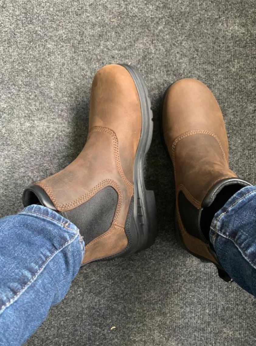 Antique Brown Ariat Barnyard Waterproof Chelsea Boot