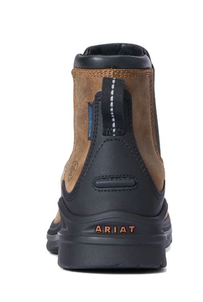 Antique Brown Ariat Barnyard Waterproof Chelsea Boot
