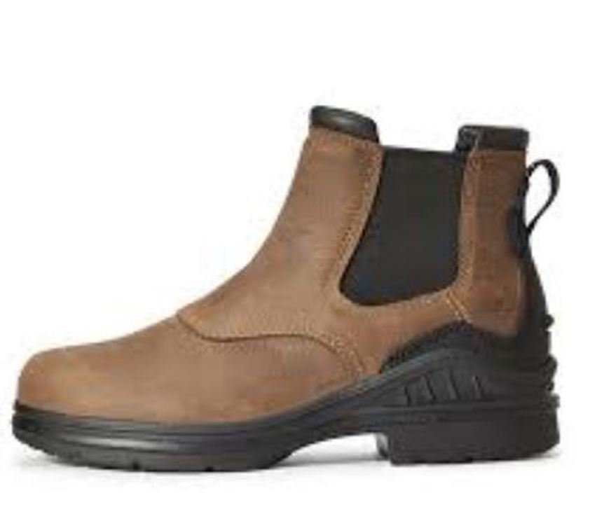 Antique Brown Ariat Barnyard Waterproof Chelsea Boot