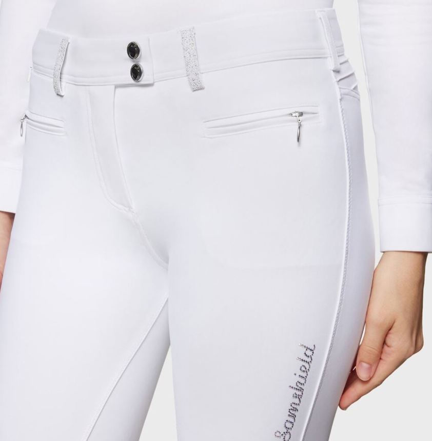 White Samshield Adele Breeches