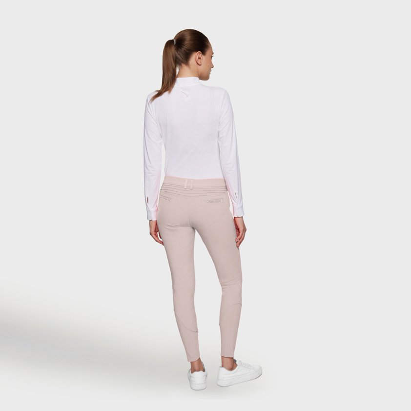 Powder Pink Samshield Adele Breeches