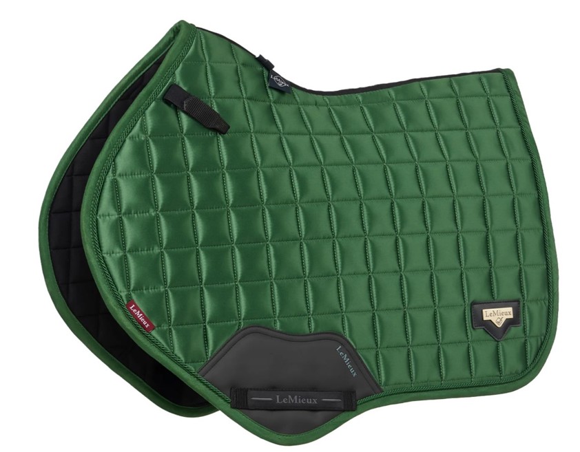 Hunter Green LeMieux CC Loire Satin Saddlecloth