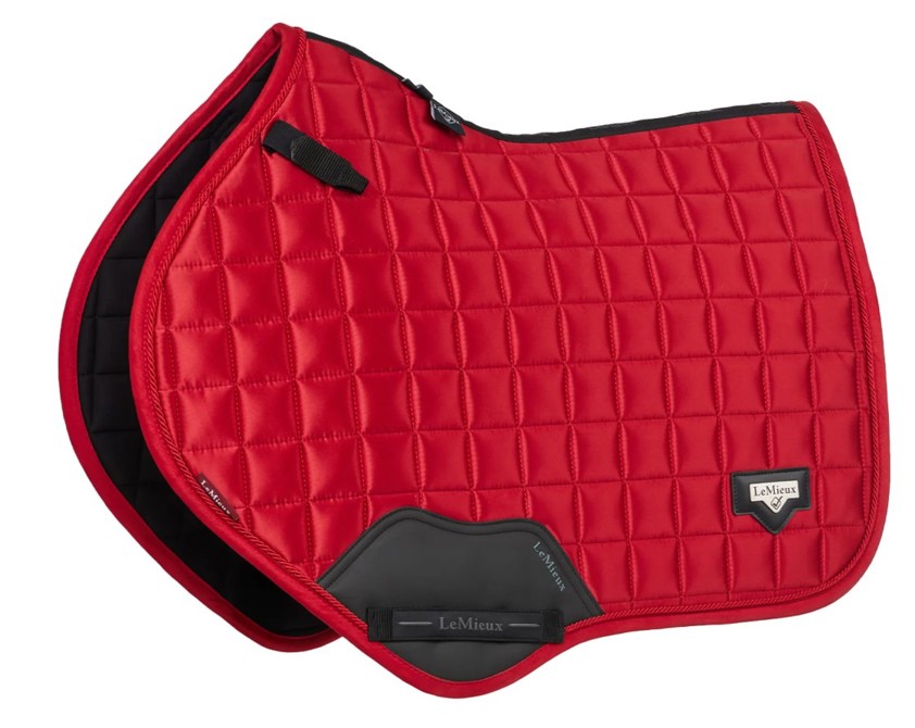 Chilli Red LeMieux CC Loire Satin Saddlecloth