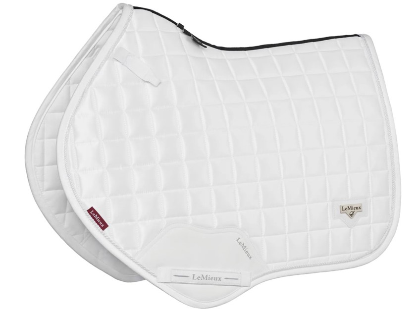 White LeMieux CC Loire Satin Saddlecloth